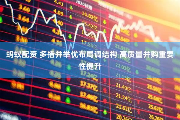 蚂蚁配资 多措并举优布局调结构 高质量并购重要性提升