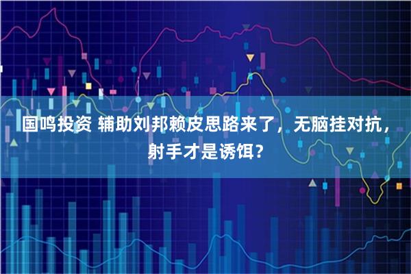 国鸣投资 辅助刘邦赖皮思路来了，无脑挂对抗，射手才是诱饵？